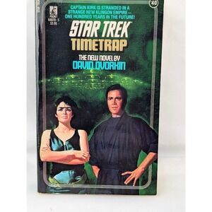 Pocket Books Star Trek Book  Timetrap Sci-Fi Novel David Dvorkin